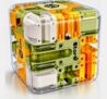 3D Maze Puzzle Cube with Metal Ball Inside – Transparent Handheld Marble Run Brain Teaser Game for Kids & Adults | Focus Skill Development Educational Toy and Stress Relief Challenge