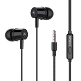Kratos Thump Wired Earphones, Powerful Bass, HD Sound Quality Earphones, Tangle Free Cable, Comfortable in Ear Fit, with 3.5 mm Jack – Black
