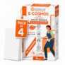 E-COSMOS® Magic Eraser Cleaning Sponge, High-Density Melamine Foam Scrub Pad for Kitchen, Bathroom, Walls and Shoes, 4-Pack