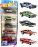 Hot Wheels Car 2026 HW Torque Pack of 5 (72 Ford Gran Torino Sport, Rivited, 69 Dodge Charger 500, Custom 67 Pontiac Firebird, Muscle Bound) Multi – Color
