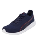 Puma mens Dazzler Peacoat-High Risk Red-White Running Shoe – 8 UK (39178202)
