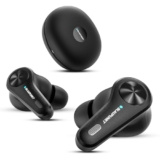 Blaupunkt Newly Launched Btw300 Wireless Platinum Hybrid Anc Moksha In Ear Earbuds With 42Db I 6 Mics Crispr Enc I Blink Pair Tech I Ambient Mode Noise Cancelling I Turbovolt Fast Charging,Matte Black
