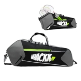WHACKK Break Point Tennis Badminton kit Bag 23L Grey Black