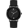GUESS Round 44mm Black Dial Analog Men Watch – W1264G2