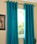 Home Sizzler Long Crush 2 Piece Blue Long Door Curtain, 9 feet