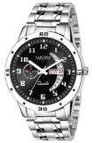 Matrix Analog Day & Date Functioning, Black Dial Stainless Steel Strap Men’s Watch