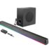 boAt Stone Arc Pro Plus, Spatial Audio, 78mm Drivers, 12H Battery, RGBs & App Support 45 W Bluetooth Speaker(Raging Black, Mono Channel)