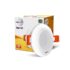 wipro 6W Alpha Downlight for Junction Box | Pink |3 inch Cutout, 22mm Height| Surge Protection Upto 350 VA | High Voltage Protection Upto 4KV | Pack of 1