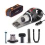 AGARO Car Vacuum Cleaner, Portable, Handheld, 12V DC /106W, 4.5KPA Power Socket, 14.7ft Long Cord,Stainless Steel Filter, Black CV1077