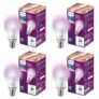 Philips Wiz Smart WI-Fi LED Bulb B22 10-Watt, 16 Million Colors , Compatible with Amazon Alexa and Google Assistant- (Pack of 4)