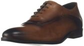 Hush Puppies Mens CHALES Pleat E Light Brown Oxford – 7 UK (8343689)