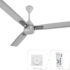 Crompton Energion Nucleoid BLDC Technology Remote Control High Air Delivery with 4 Year Warranty Energy Saving 1200 mm Ceiling Fan(5 Star | Gilded Beige | Pack of 1)