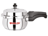NIRLON Sandwich Bottom Induction Friendly Outer Lid Stainless Steel Pressure Cooker, 2.5 Litre