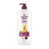 Bajaj Almond Drops Nourishing Shampoo with Almond Milk, Vitamin E & Biotin | For Soft, Shiny Hair | 10X Hairfall Reduction | Paraben Free – 650 ML