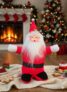 Santa Claus Soft Toy | Plush Santa Claus Soft Toy | Stuffed Santa Clause | Perfect for Holiday Decor and Christmas Gifting | F | PoPo Toys ®