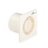Amazon Basics Axial Fan 6″ | 22W | 7 Blades | 150 mm Sweep | 7.3 dB Low Noise | Window Mount | Wall Switch Control | White Plastic Body