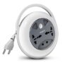 Wipro North West Flex Box Extension Cord with 2 Universal 3 Pin Socket & 1 Units of 2 Pin Sockets,with Master Switch & Indicator | 5 mtr Long Copper Wire | Power Strip for Home, Office | Pack of 1