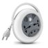 Wipro Northwest (Nowa) Switch Combo of 4M Plate + 1M 6A Switch x2 + 5 Step Fan Regulator, White (Kit 9)