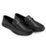WUGATTI Men’s Black Suede Office Wear, Trendy & Lightweight Slip-On Loafers 8