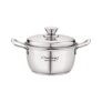 Neelam Conical Sauce Pot with Induction Bottom, 14 cm – Durable and Efficient Saucepan for Cooking, Stainless Steel, Ideal for Sauces, Soups, Compatible with Induction Stoves