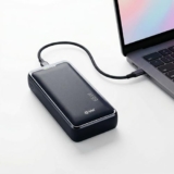EVM 30000mAh Laptop Power Bank | 65W PD Fast Charging | USB C Type-C Input Output | Dual Output for Laptop & Mobile | Portable Travel Charger | 1 Year Warranty (P0402-Misty Black)