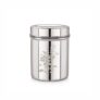 Neelam Stainless Steel 12, 22 Gauge Lazer Etching Deep Dabba, Utility Canisters, Storage Containers, Ideal for Storing Food, Durable Quality, Perfect for Daily Uses, Durable & Elegant Storage, 1900 ml