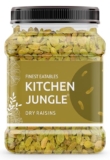 Kitchen Jungle Green Raisins 1kg Jar Pack Fresh and Hygienically packed