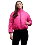 KOTTY Women’s Cozy, Durable, and Effortlessly Chic Winter Puffer Jacket(Pink,XL)