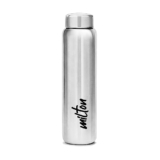MILTON Aqua 1000 Stainless Steel Water Bottle, 920 ml, Silver | Leak Proof | Office Bottle | Gym Bottle | Home | Kitchen | Hiking | Treking, Travel (Pack of 1)