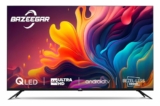 BAZEEGAR 109 cm (43 inches) Infinity Series 4K Ultra HD Smart QLED Android TV BAZQL43F1 (Black)