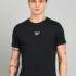 REEBOK Solid Men Round Neck Black T-Shirt