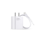 Mi Xiaomi Original 45W Turbo Fast Charger Combo/Rapid Charging with Qualcomm Quick Charge 3.0. Includes USB Type-C 3A Fast Charge Cable. Compatable with mobiles, laptops, and Power Banks (White)