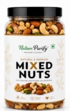 Nature Purify Premium Mix Dry Fruits 1kg | Almonds, Cashews, Kishmish, Apricots & Seeds Mix | Fresh Crunchy Nut & Fruit Combo Pack for Snacking & Gifting | Jar Pack Of 1