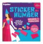 BeginBird Sticker By Number DIY Art Activity Fairy Tales,Craft Kits & Supplies, Mess-Free Fun For Kids,Unicorns and Princesses,10 Magical Artworks, 500+ Stickers ,Art & Craft Kit,Travel Toys,Gifts for Boys & Girls Ages 5, 6, 7,8,9,10,12