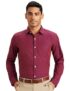 Amazon Brand – Symbol Men’s Cotton Rich Formal Shirt | Plain | Full Sleeve – Regular Fit (Available in Plus Size) (Navy/Maroon_48)