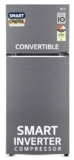 LG Smart Choice, 322 L, 3 Star, Frost-Free Smart Inverter Double Door Refrigerator (GL-S342SDSX, Dazzle Steel, Convertible with Express Freeze)