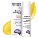 Get Nectar Happiness 6% Glycolic & 2% Kojic Acid Serum Cream Helps Reduce Pigmentation, Acne Scars, Dark, Age Spots, Blemishes & Uneven Skin Tone. Promotes a Brighter, Smoother-Looking Complexion 50ml