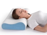 Portia – Premium Memory Foam Pillow, Contour Cervical Orthopedic Memory Foam Pillows Supports Neck Pain and Shoulder Pain for Sleeping, Ergonomic Cervical Pillow Neck Support Pillow for Side Back