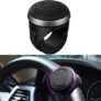 Car Steering Wheel Spinner Knob, 360° Rotating Steering Aid with Clamp Mount, Black