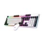 Ant Esports KM1610 LED Gaming Keyboard and Mouse Combo, 104 Keys Rainbow Backlit Keyboard and 7 Colour RGB Mouse for PC Laptop Xbox PS4 Gamers and Work, White