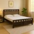 Home Centre | Helios Lia | Engineered Wood | 6 Seater Dining Table Sets | Brown | 1 Table with 4 Chair and 1 Bench | 1 Year Warranty