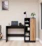Spyder Craft Liard Engineering Wood Modern Office Desk Study Table Computer Table for Office Work from Home Kids Study Room Workstation with Storage – Color -Black, 1 Year Warranty