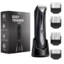 Lifelong Body Trimmer for Men All in One|Private Parts & Body Trimmer for Man|Waterproof Groomer for Chest, Arms, Underarms, Pubic Hair, Legs|Clean Shave Full Body Shaver|Ceramic Blade|100Min Runtime