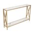 Home Sparkle Nesting Coffee Table Set of 2, Couch Table, Sled Nesting Table with Engineering Wood Top and Metal Frame for Living Room Bedroom | Big : 21″ X 21″ X 18″, Small : 16″ X 16″ X 16″