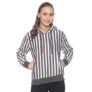 Campus Sutra Women’s Cotton Hooded Neck Sweatshirt (CTWIN22_HSTP_W_PLN_WHGR_Grey:White_M)