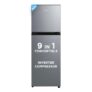 Midea 233 L 2 Star Frost Free Convertible, Real Inverter Double Door Refrigerator (MDRT359FGI50, Crystal Silver)