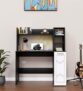 Spyder Craft Aster Engineering Wood Modern Office Desk Study Table Computer Table for Office Work from Home Kids Study Room Workstation with Storage-Black – White (Y1)