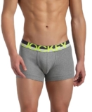 Jockey FP03 Men’s Super Combed Cotton Rib Solid Trunk with Ultrasoft Waistband (Pack of 2) _Grey_S