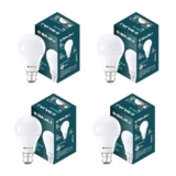 Bajaj Ivora Hb Led Lamp 9W Cdl Cool Daylight B22D|Energy Efficient|Environment Friendly|Ir,Uv Free|3.5 Kv Surge Protection|Led Bulb For Home|(Pack Of 4)|1 Yr Warranty