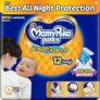 Mamypoko pants All night absorb| Pant Style Baby Diapers Small Size(S), 112 Count, Ideal for upto 5Kgs|1 Diaper= Upto All night Absorption|Wider Crisscross Sheet|Gentle Coco Care| 12hr Leakage Protection| Prevents Heaviness (Pack of 2)